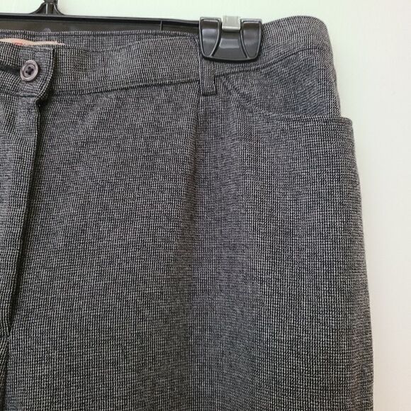 EZ's by Haggar Small Check Straight Leg Pants 14P - Picture 3 of 8